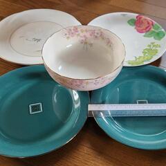 大皿4枚 大きな陶器ボウル セット