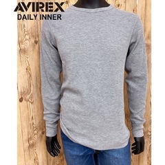 AVIREX グレー 長袖カットソー(M)