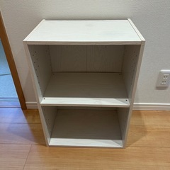 カラーボックス 白 の画像