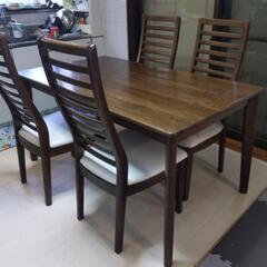 【中古】関家具　ダイニングセット