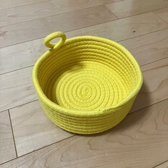 小物入れ　イエロー　韓国　雑貨の画像