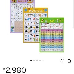 学習ポスター　かず　の画像