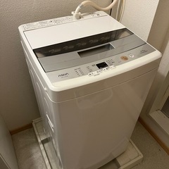 一人暮らし用洗濯機AQUA製
