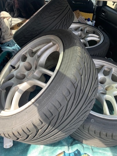 R33純正ホイール4本セット (つちふまず) 北24条のタイヤ