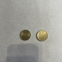 日本万国博覧会記念100円白銅貨2点の画像
