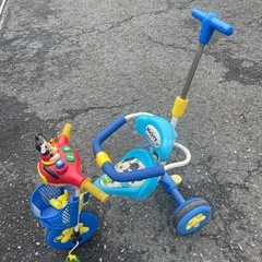 手押し三輪車の画像