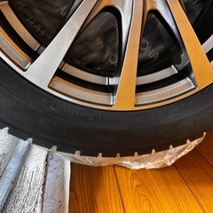 新品未使用グッドイヤー　スタッドレスタイヤ185/60R15 ホイール付　アイスナビ6の画像