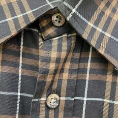 BURBERRY BURBERRY LONDON 長袖シャツ ノバチェック 黒 L A1M50