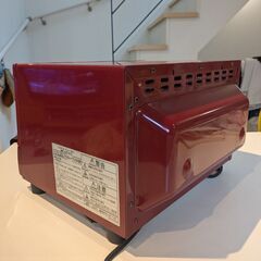 ＼値下げしました！／おしゃれな赤色 TIGER オーブントースター（KAE-A130）の画像