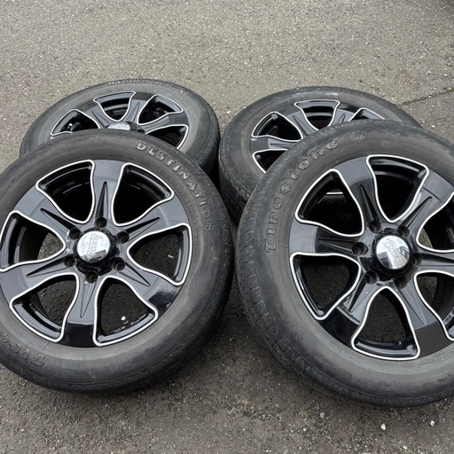 【中古】Bountyホイール 4本セット（215/60R17）
