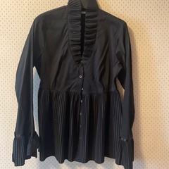 お洒落なブラウス➕麻タンクトップ付き