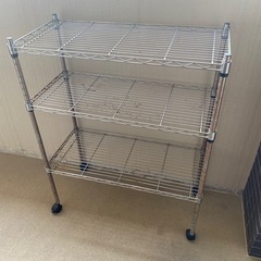 3段メタルラック(無料)