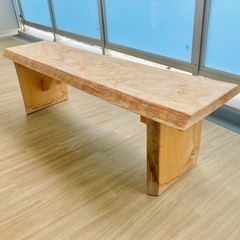 木製　棚、ベンチW110×D31.5×H33cm