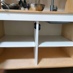 IKEAおままごとキッチン＆フライパン鍋フライ返し等の画像