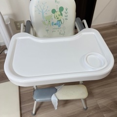 ベビーチェア　ミッキーマウス　中古　難ありあげます。