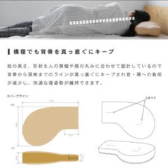 ※半額！未使用　シエスタピロー SIESTA PILLOW ヘリンボーン 【ときわすれ】 〜ゆるり〜 枕 横向き寝 お昼寝用 メガネつけたままOK 立体形状 支える 寝具店のオリジナル クッション リビンググッズ 時間を忘れて リラックス ゲームや読書に の画像