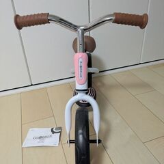 GLOBBER グロッバー ゴーバイク デュオ パステルピンク キッズバイク（説明書付）の画像