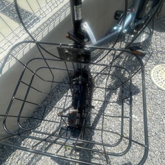 自転車　かご付き　変速機付き
の画像