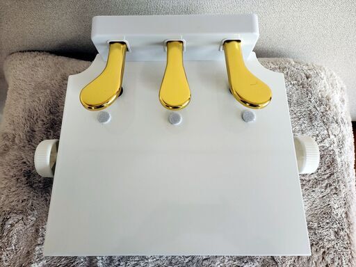 CARINA ピアノ 補助ペダル 白 ホワイト