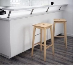 IKEA バースツール　NILSOLLE 2脚！