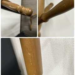 木製　ポールハンガーの画像