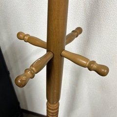 木製　ポールハンガーの画像