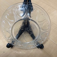 アンティークガラス皿の画像