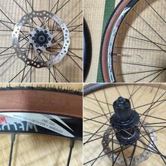 自転車　ロードバイク　700C ホイール　35C タイヤセットの画像