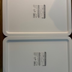 スクエアボックスの蓋のみ2枚　 38×26×1.5