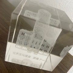 原爆ドーム　3Dクリスタルの画像
