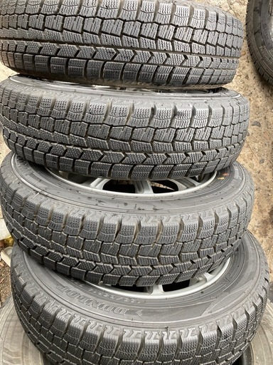 155/65R14 スタッドレスホイールセット4本 2021年製 (turusan 155/65R14 スタッドレスホイールセット4本 2021年製 (turusan