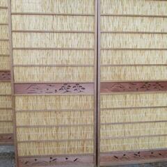 簾戸4枚　夏戸　レトロ　多少イタミ有りの画像