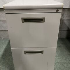 2段 袖机 スチール キャビネット 鍵なし オフィス用品 事務 ...