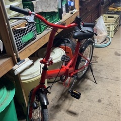 折り畳み自転車赤 (かんざき) 崎平の折りたたみ自転車の中古 折り畳み自転車赤 (かんざき) 崎平の折りたたみ自転車の中古
