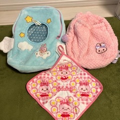 うさもも　リュック2点＋タオルハンカチセット