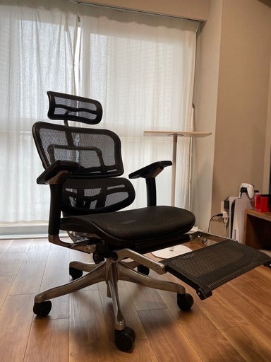 【訳ありジャンク】エルゴヒューマン　オットマン付き