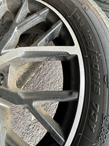 中国製タイヤ165/50R15製造年数2022年51週です (大和) 大和小泉の  