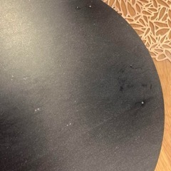 半円形まな板　黒　人気　34.5*28.5*2.5cmの画像