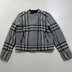 美品 GAP ライダースジャケット タータンチェック 裏地付き