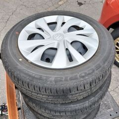 スイフト純正タイヤ4本　鉄チン　175/60R15 ホイールキャ...