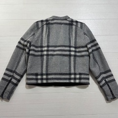 美品 GAP ライダースジャケット タータンチェック 裏地付きの画像