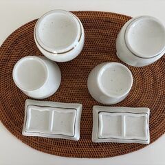 差し上げます：お蕎麦、素麺 6点セット（美品）の画像