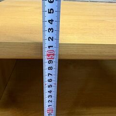 棚　木製・2段の画像