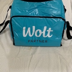 【未使用品】Wolt デリバリーバック