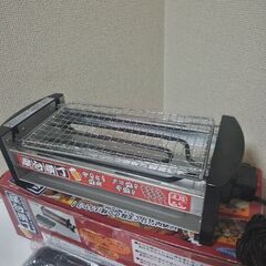 未使用　屋台横丁やきとり　網焼き　たこ焼き一台三役　MYT－800三ツ矢電機の画像