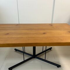 LOWYA人気ローテーブル「アクスニクス」ヴィンテージブラウン｜使用感あり｜小倉駅近くで手渡しOKの画像