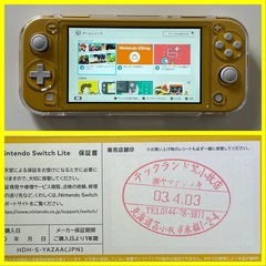 極美品】Nintendo Switch Lite 本体+ソフト2本付き (エムエイチ