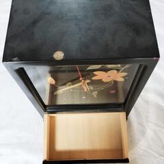 置時計 引き出し付き 動作確認済みの画像