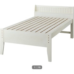 【お譲り先決まりました】ベッドフレーム セミダブルの画像