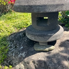 【引き取り限定】　庭石　灯篭　石材　石　ガーデニング　日本庭園の画像